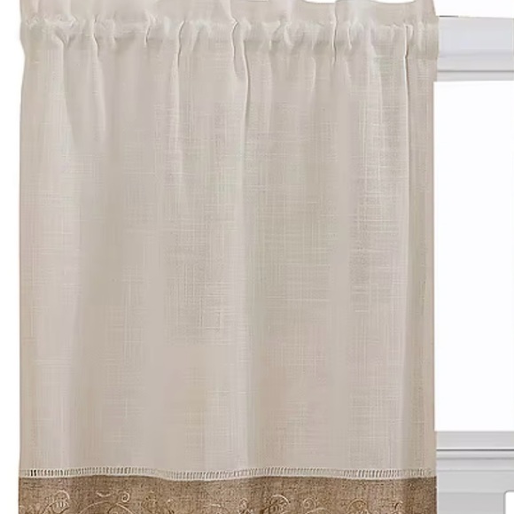 Oakwood 2-pc. Decorative Window Treatment 58” X 24” - Picture 2 of 6